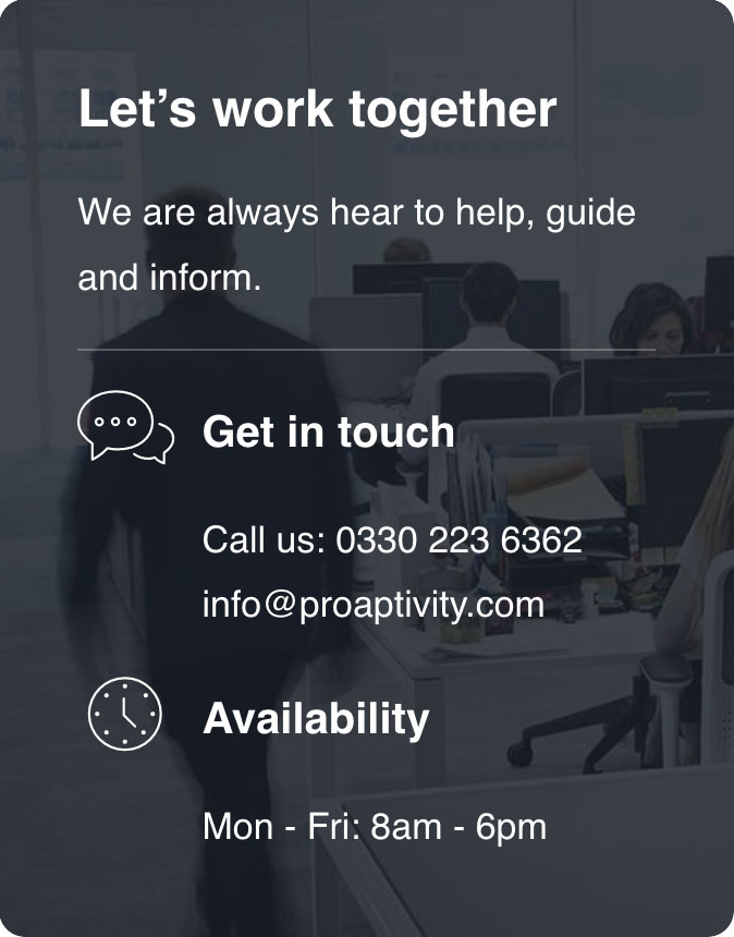 contact Proaptivity